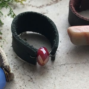 Leather ring